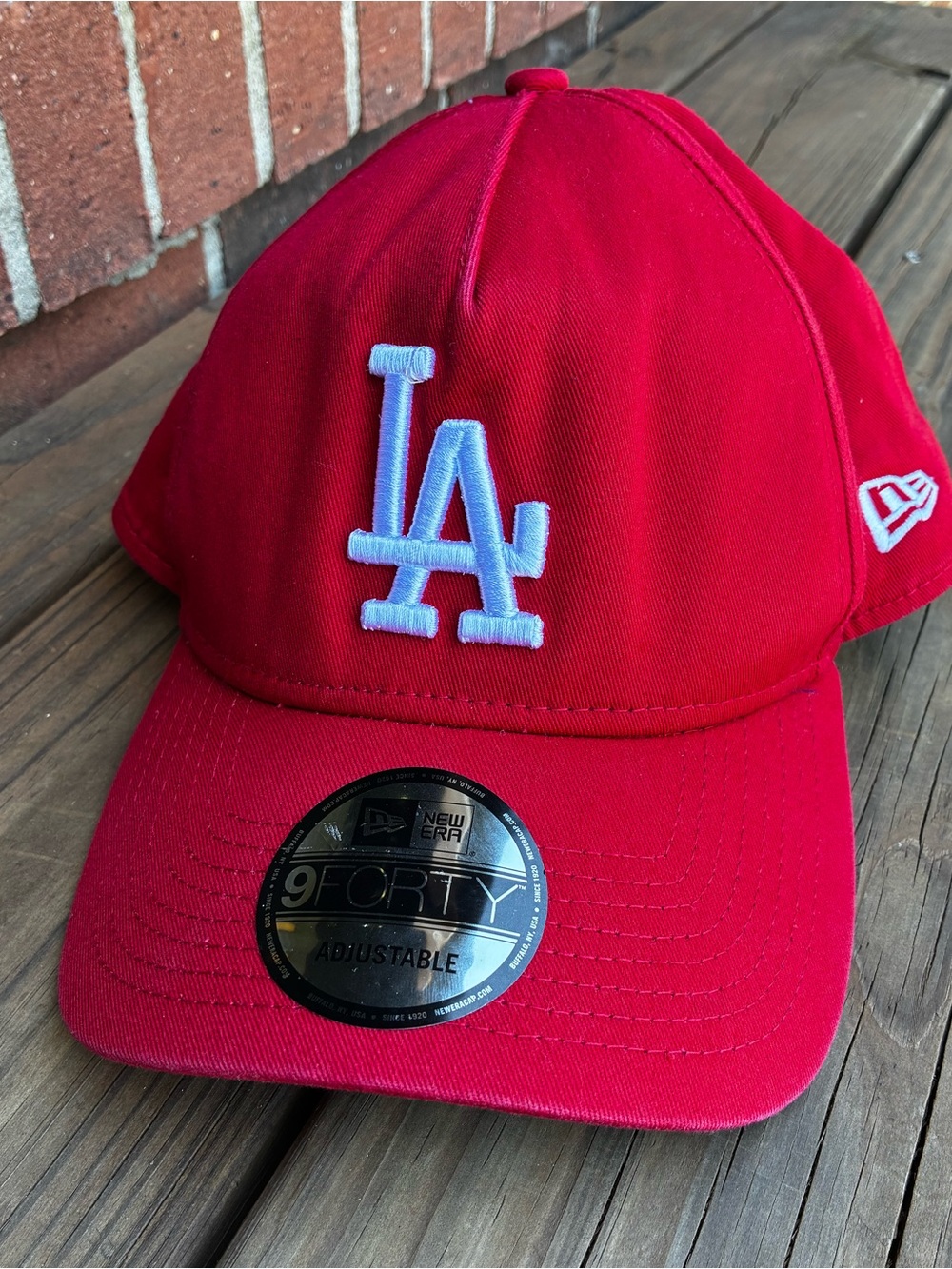 New Era Red Out Los Angeles Dodgers 9FORTY Adjustable Cap LA